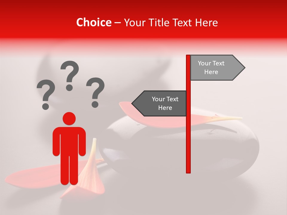 Smooth East Red PowerPoint Template