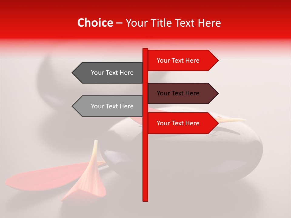 Smooth East Red PowerPoint Template
