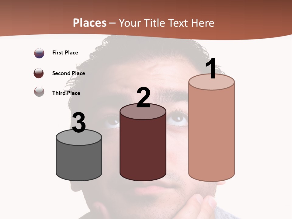 Portrait His Business PowerPoint Template
