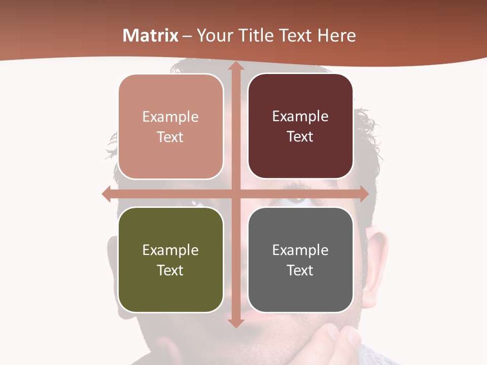 Portrait His Business PowerPoint Template