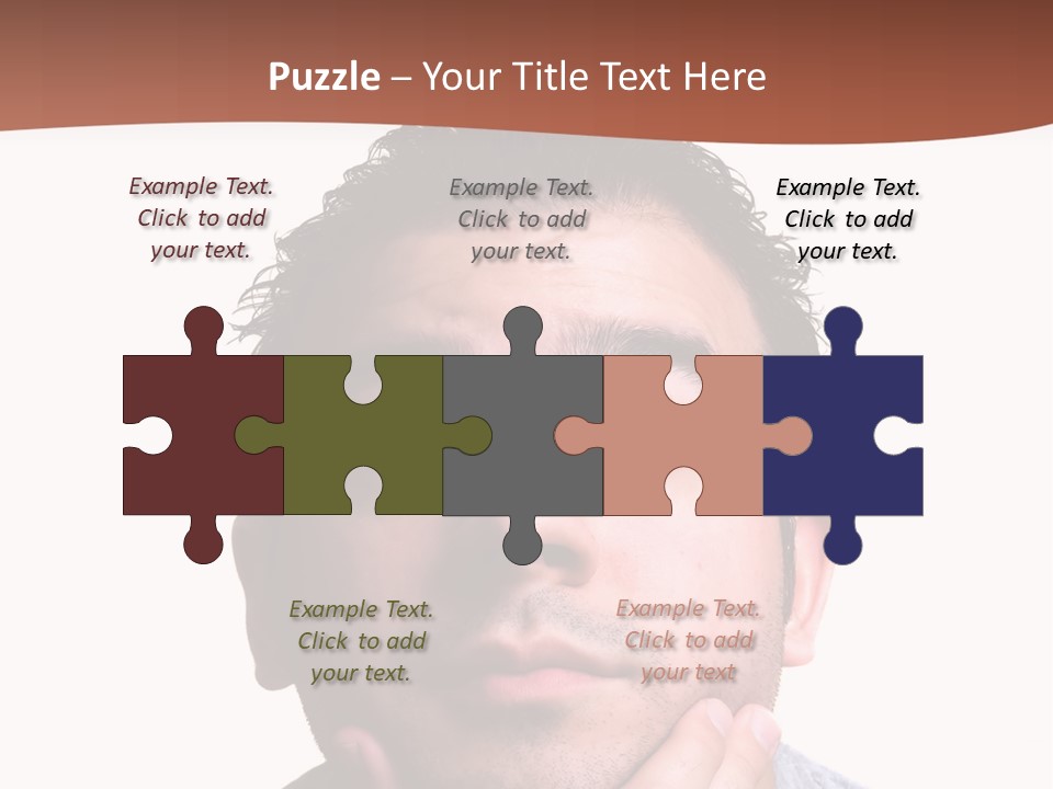 Portrait His Business PowerPoint Template