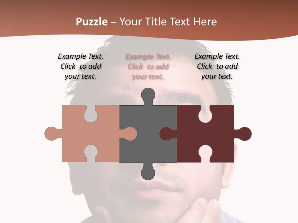 Portrait His Business PowerPoint Template