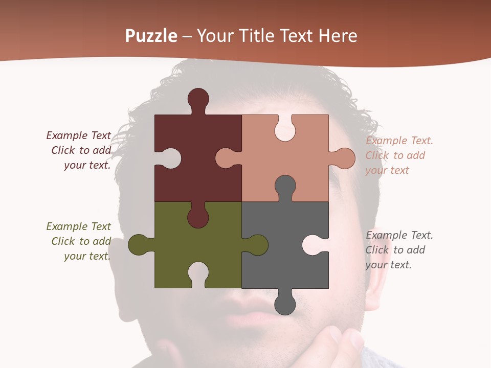 Portrait His Business PowerPoint Template