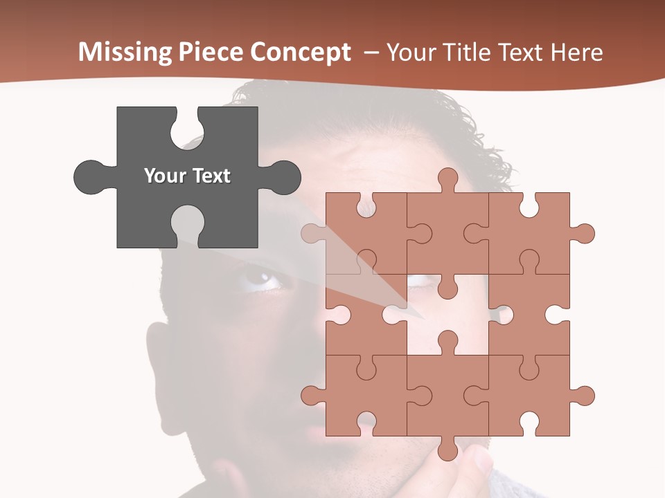 Portrait His Business PowerPoint Template