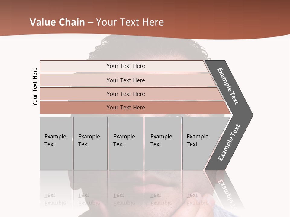 Portrait His Business PowerPoint Template