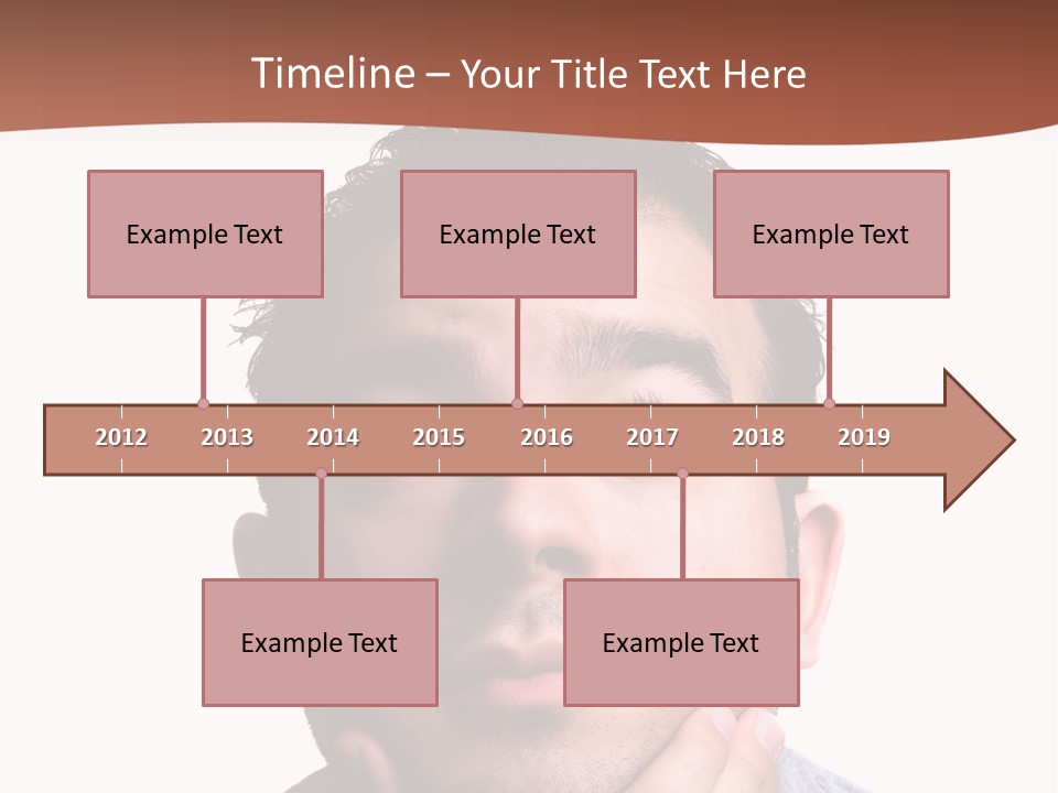 Portrait His Business PowerPoint Template