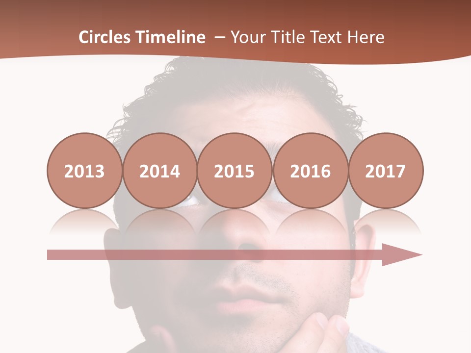 Portrait His Business PowerPoint Template