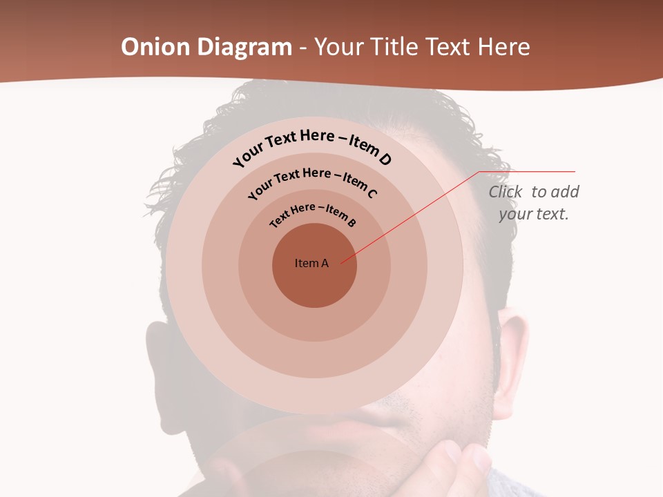 Portrait His Business PowerPoint Template