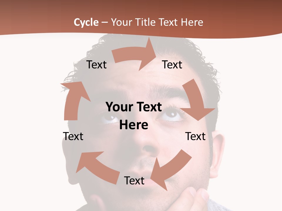 Portrait His Business PowerPoint Template