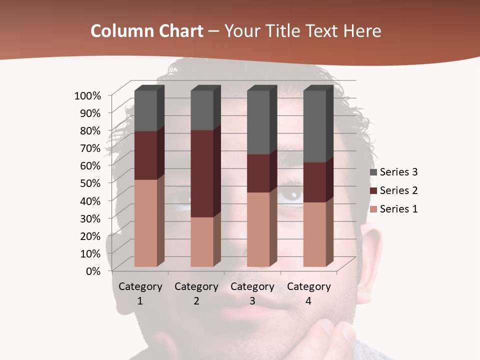 Portrait His Business PowerPoint Template
