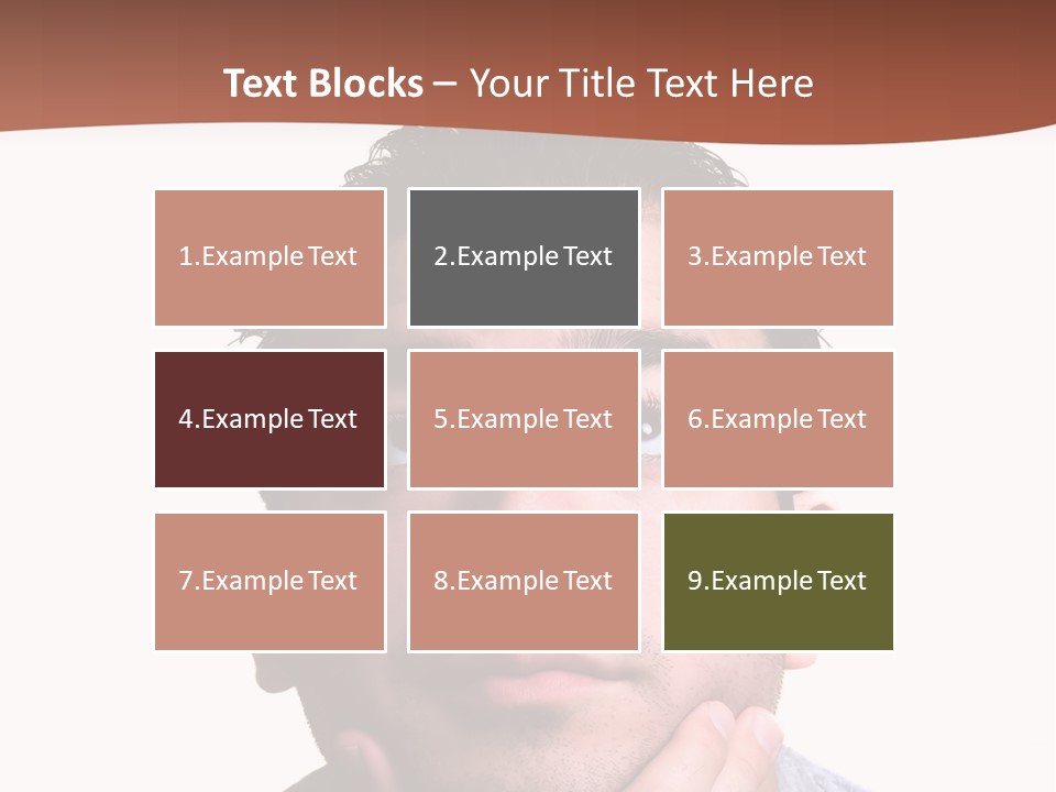 Portrait His Business PowerPoint Template