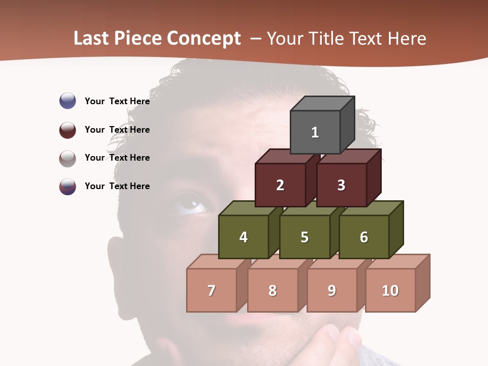 Portrait His Business PowerPoint Template