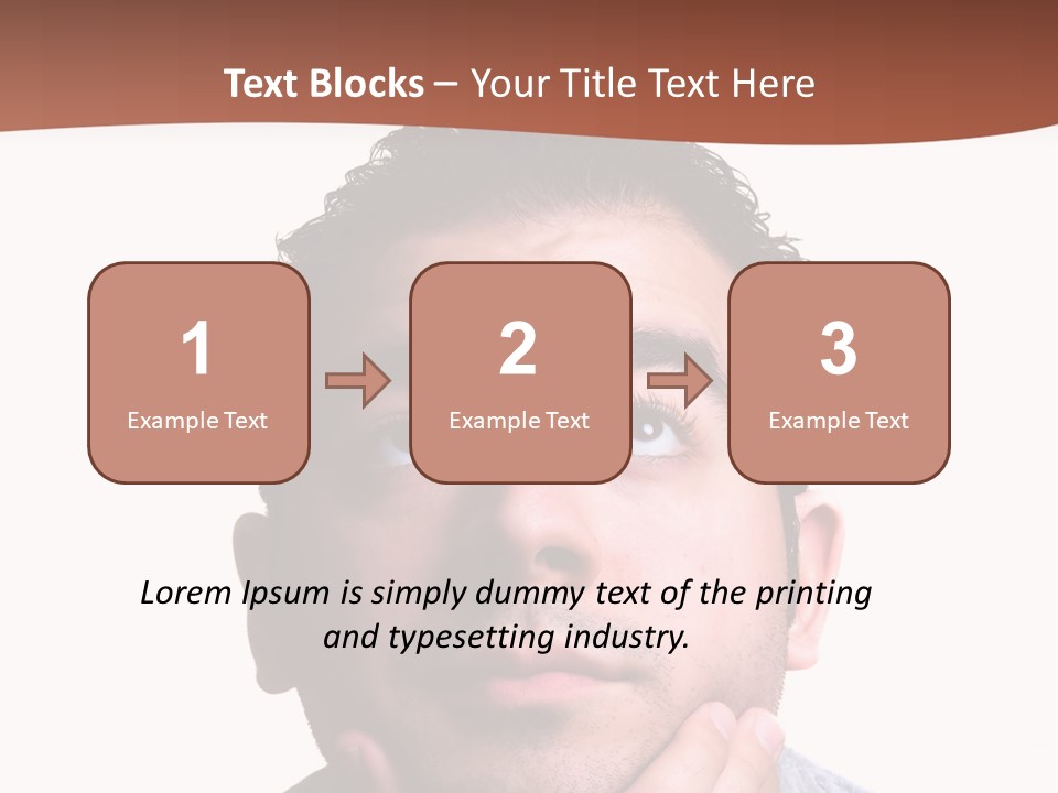 Portrait His Business PowerPoint Template