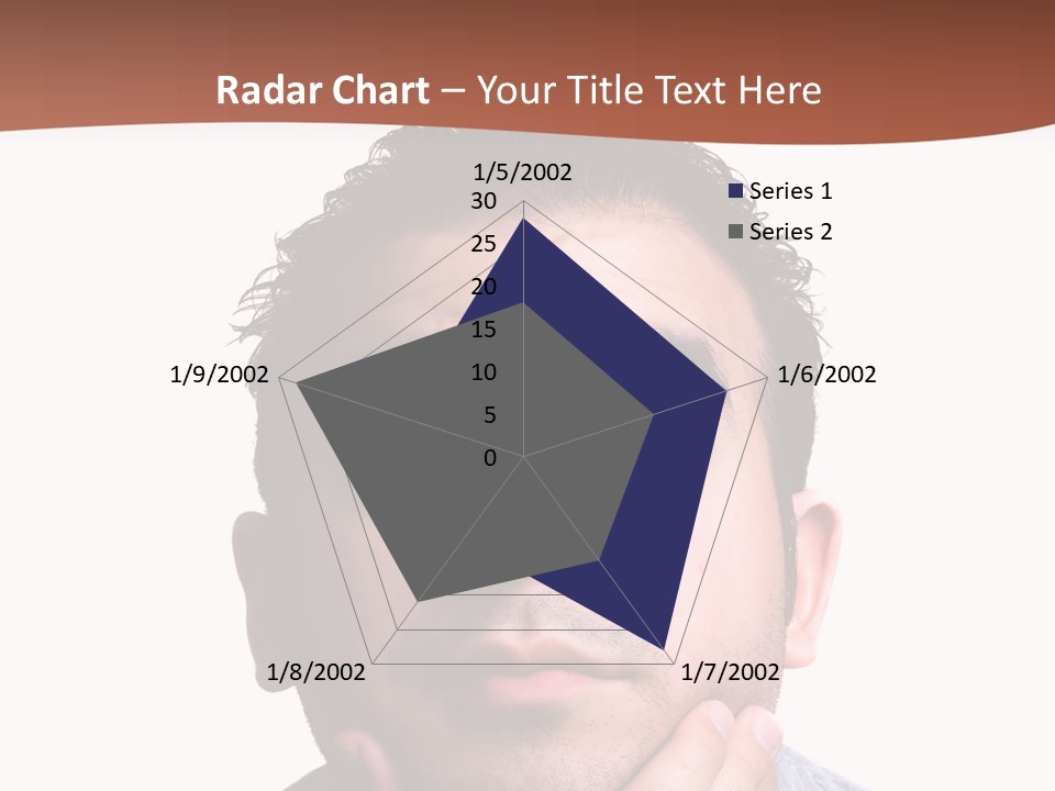 Portrait His Business PowerPoint Template