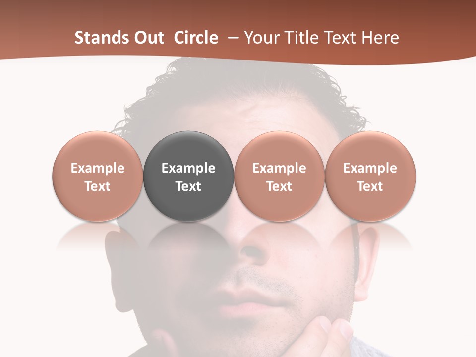 Portrait His Business PowerPoint Template