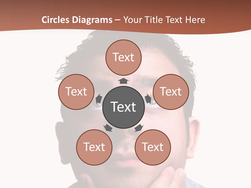 Portrait His Business PowerPoint Template