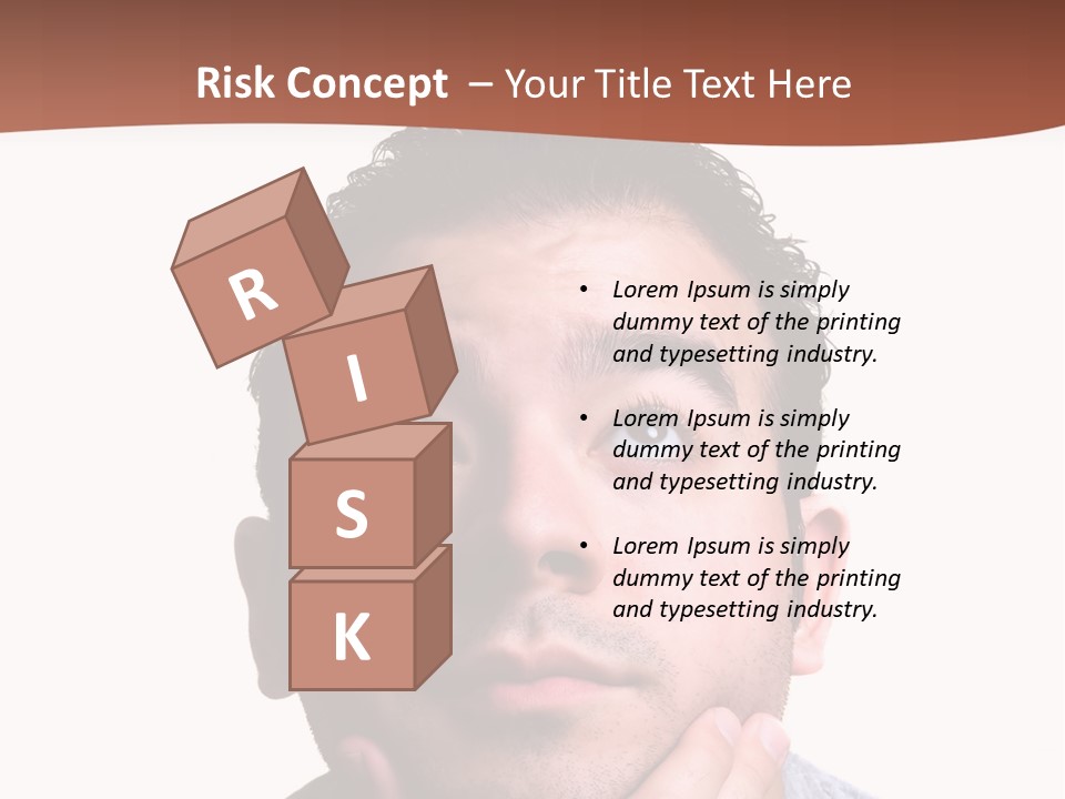 Portrait His Business PowerPoint Template