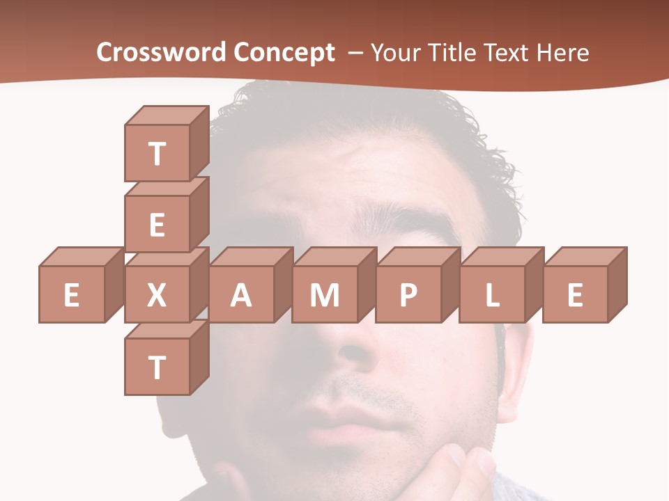 Portrait His Business PowerPoint Template