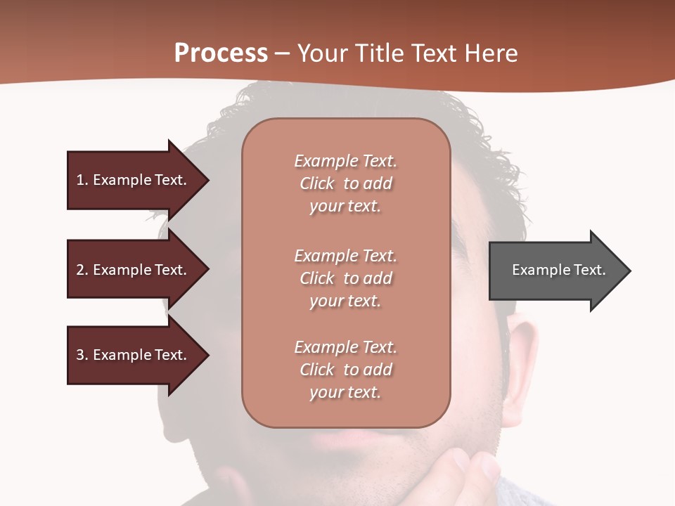 Portrait His Business PowerPoint Template