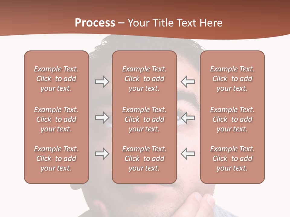 Portrait His Business PowerPoint Template