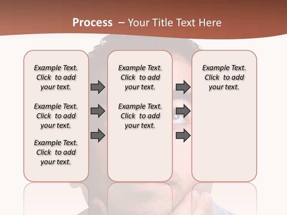 Portrait His Business PowerPoint Template