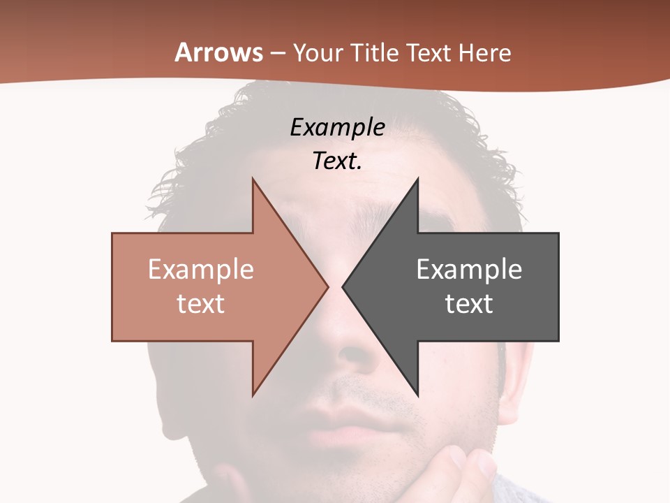 Portrait His Business PowerPoint Template