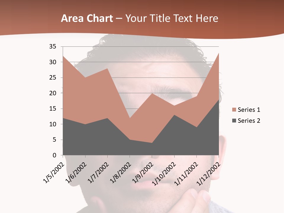 Portrait His Business PowerPoint Template