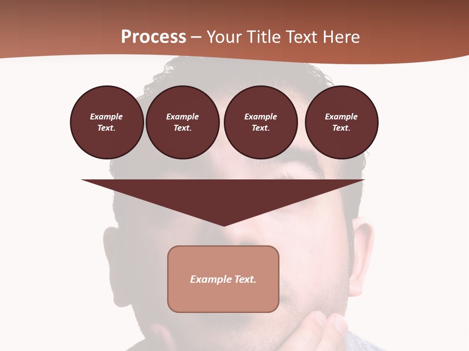 Portrait His Business PowerPoint Template