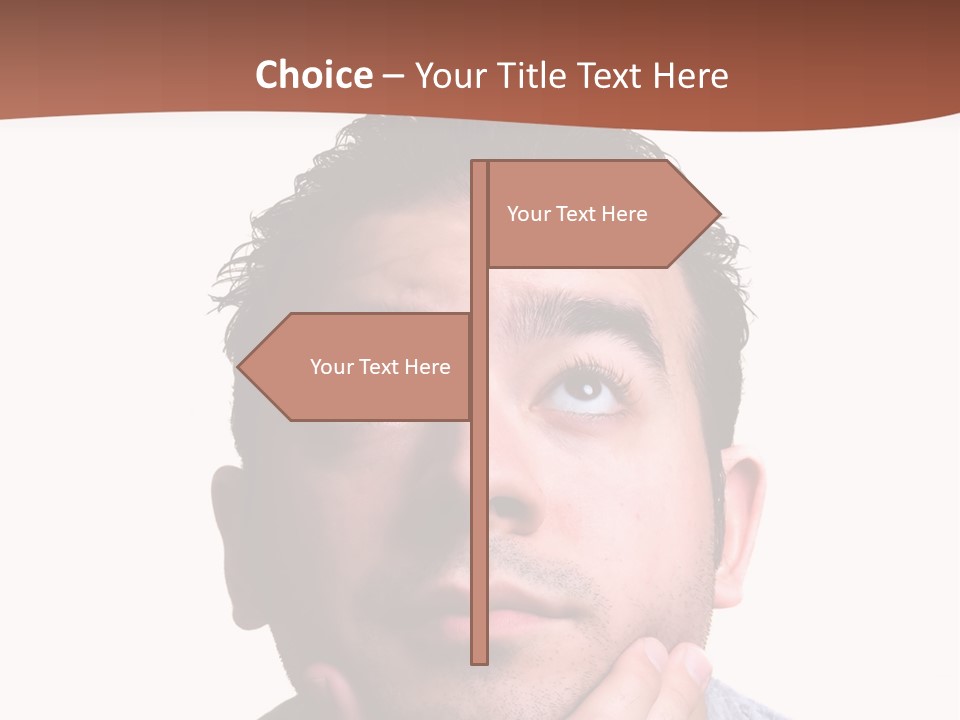 Portrait His Business PowerPoint Template