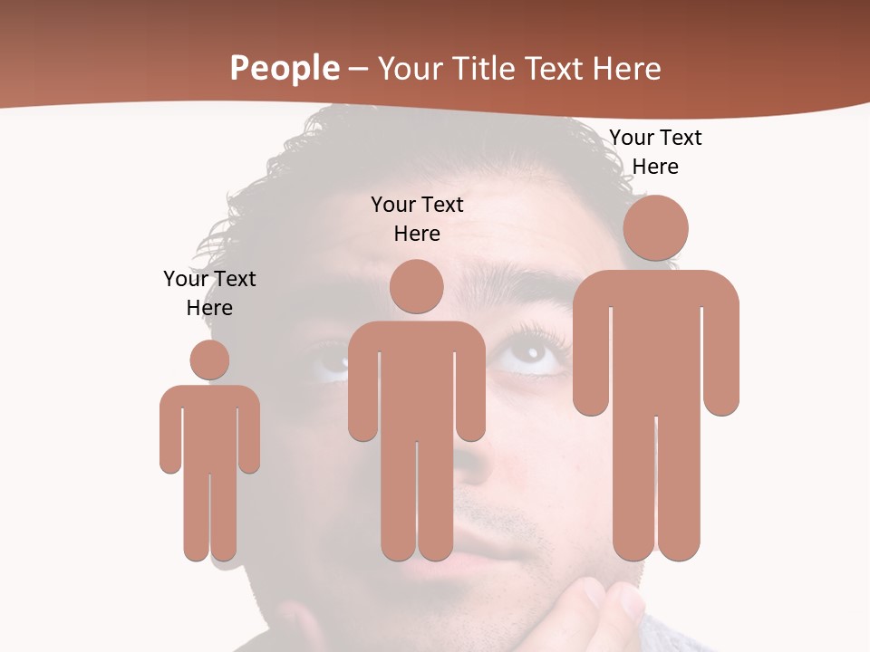 Portrait His Business PowerPoint Template