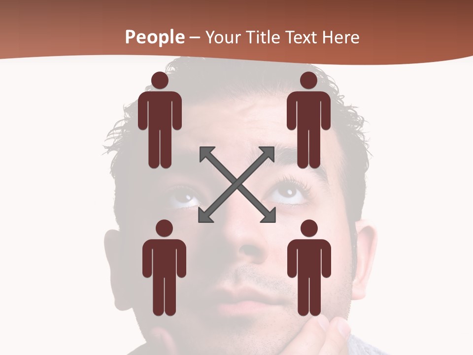 Portrait His Business PowerPoint Template