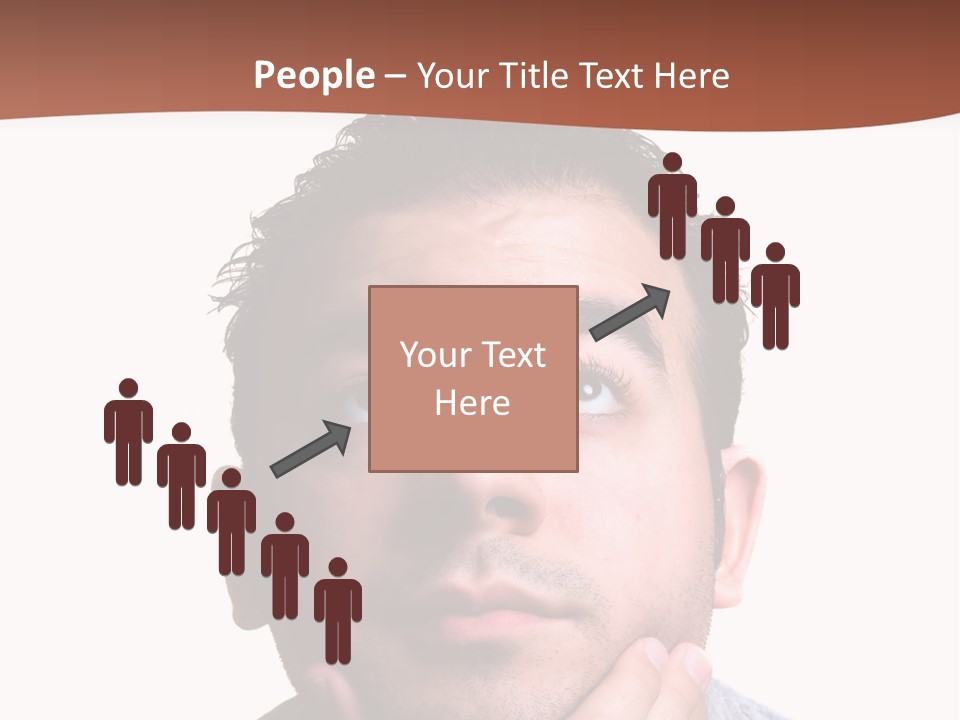 Portrait His Business PowerPoint Template