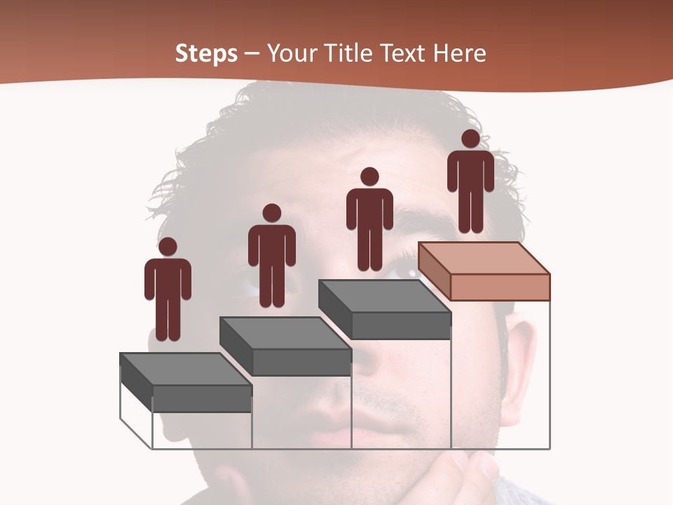 Portrait His Business PowerPoint Template