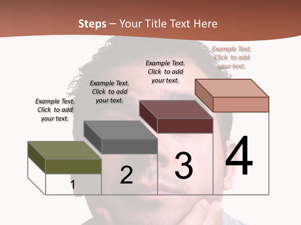 Portrait His Business PowerPoint Template