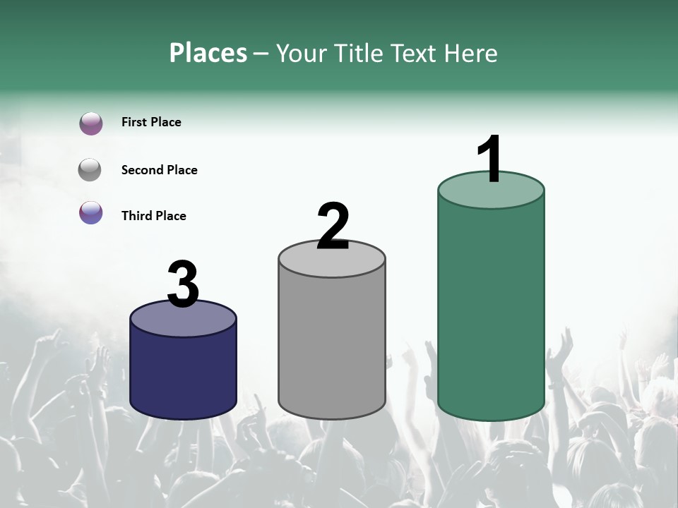 Cheerful Lit Cheer PowerPoint Template