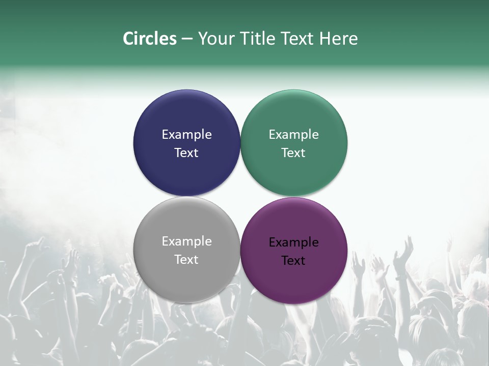 Cheerful Lit Cheer PowerPoint Template