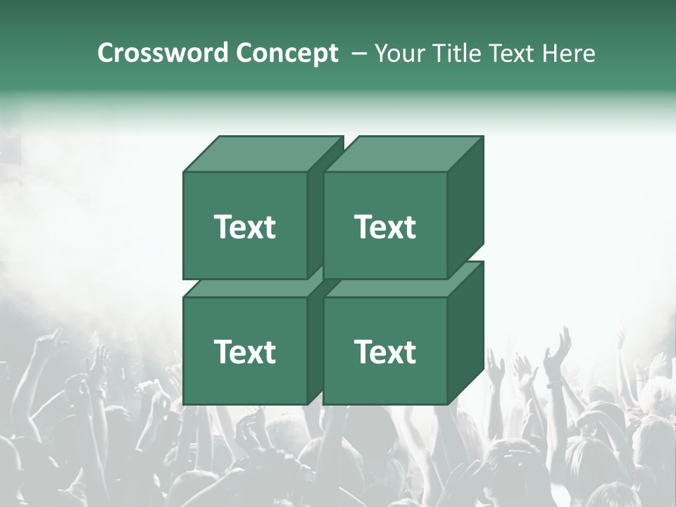 Cheerful Lit Cheer PowerPoint Template