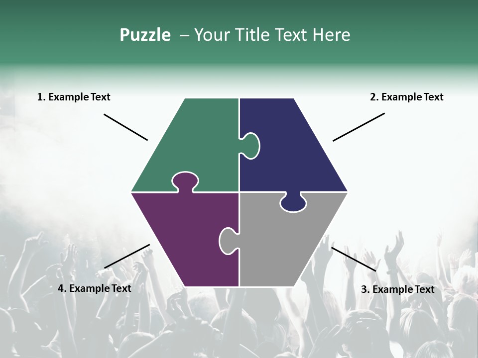 Cheerful Lit Cheer PowerPoint Template