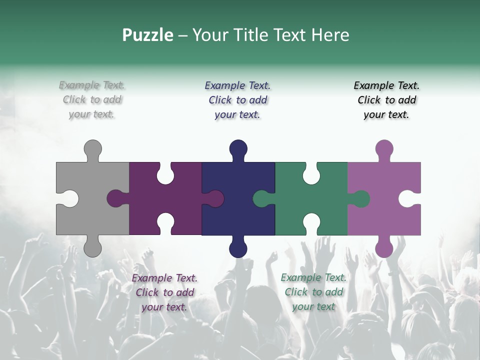 Cheerful Lit Cheer PowerPoint Template