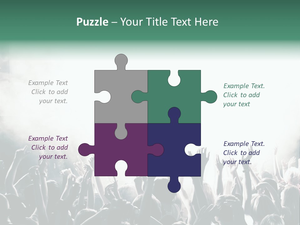 Cheerful Lit Cheer PowerPoint Template