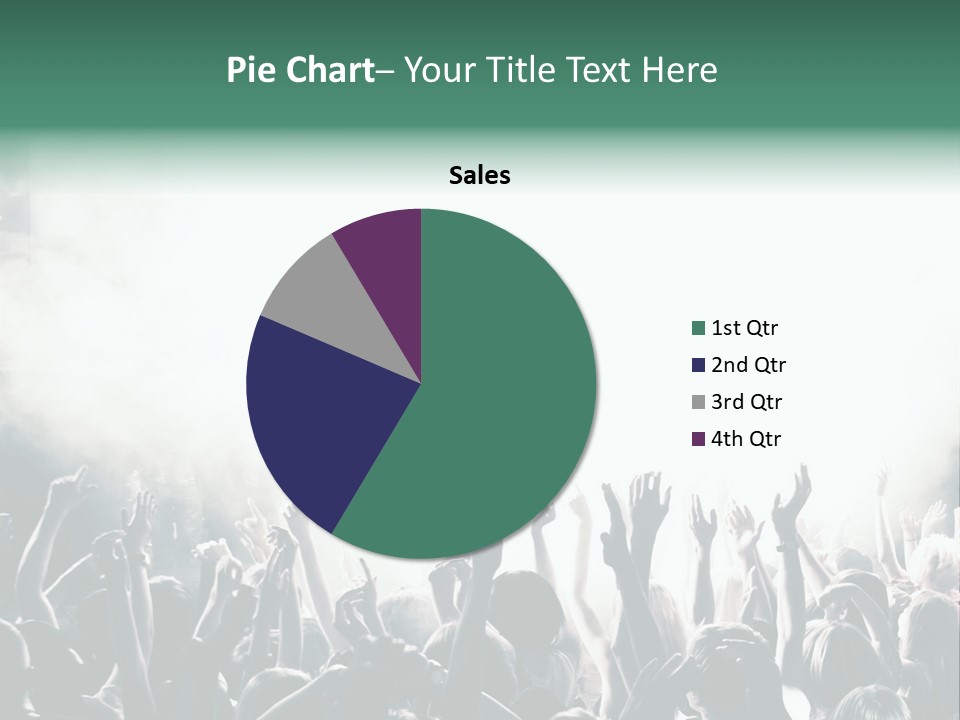 Cheerful Lit Cheer PowerPoint Template
