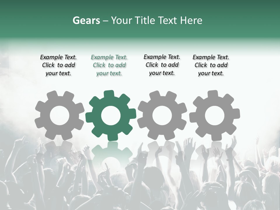 Cheerful Lit Cheer PowerPoint Template