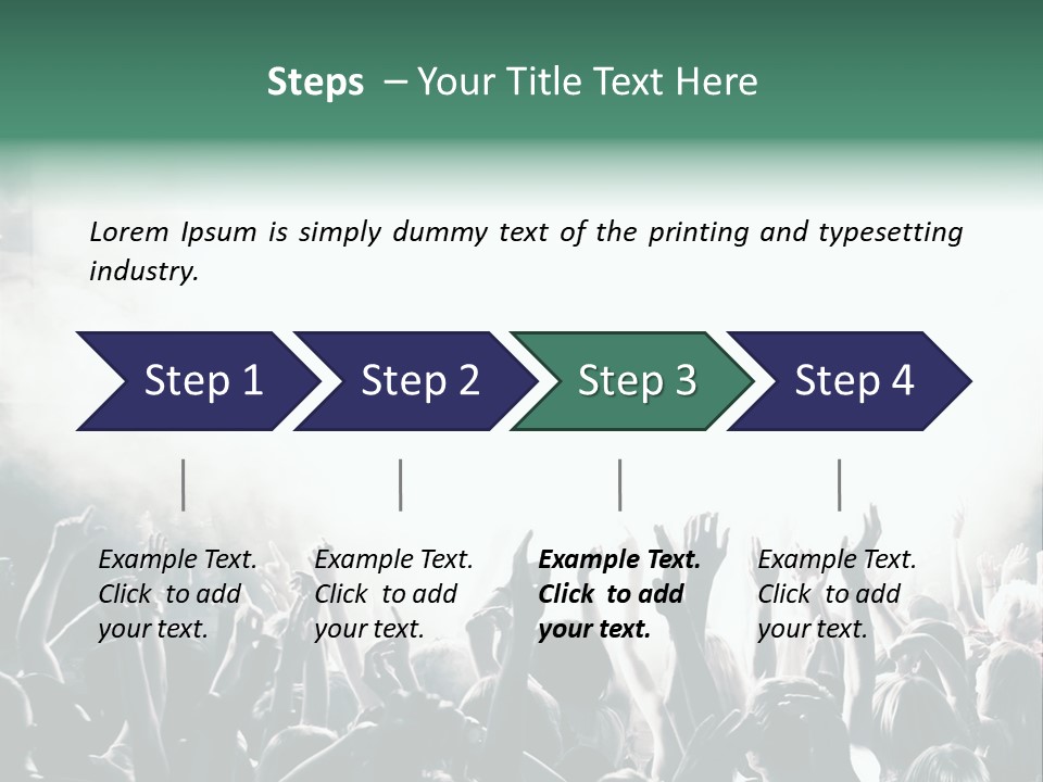 Cheerful Lit Cheer PowerPoint Template