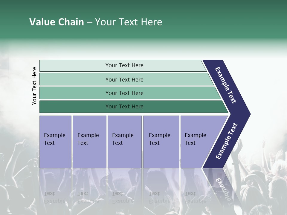 Cheerful Lit Cheer PowerPoint Template
