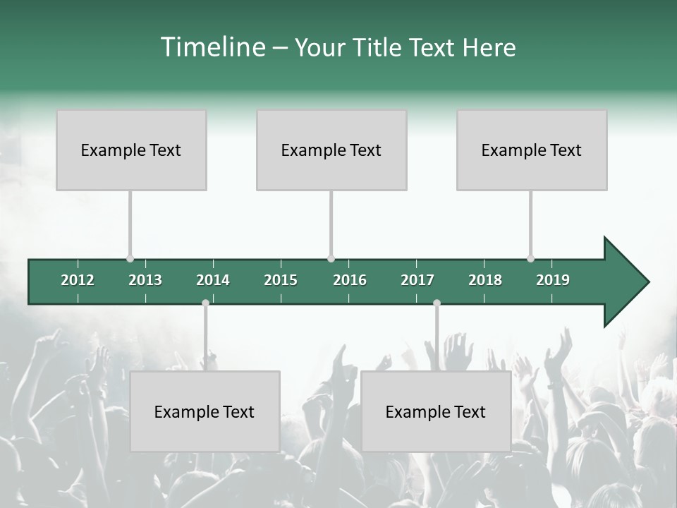 Cheerful Lit Cheer PowerPoint Template