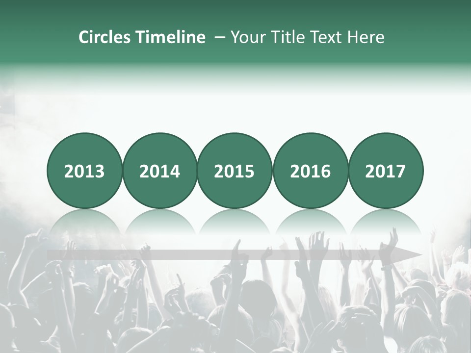 Cheerful Lit Cheer PowerPoint Template