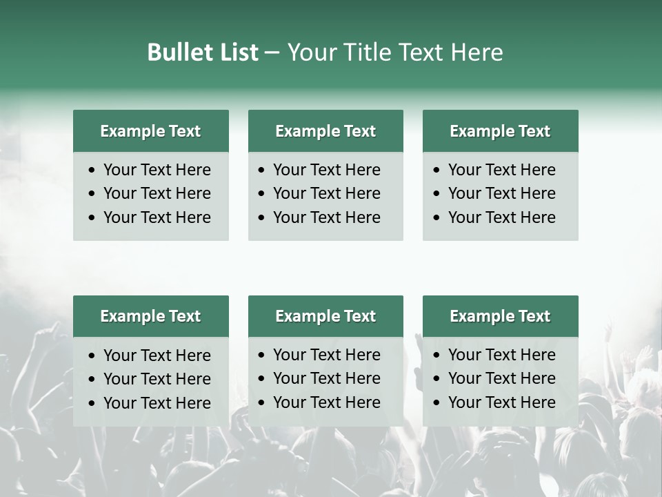 Cheerful Lit Cheer PowerPoint Template