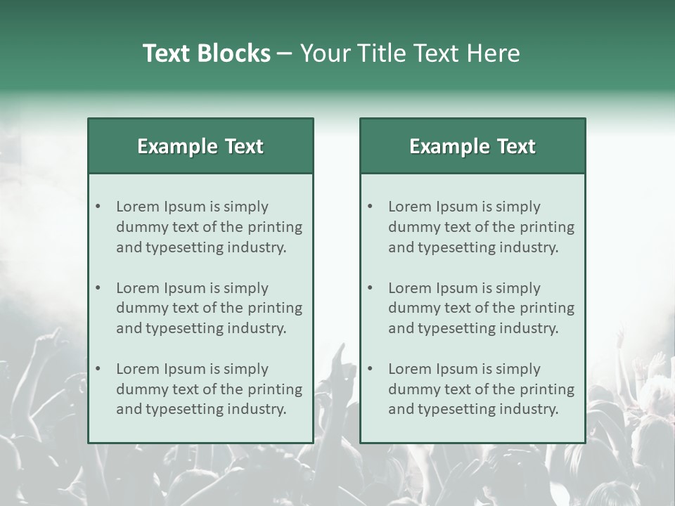 Cheerful Lit Cheer PowerPoint Template