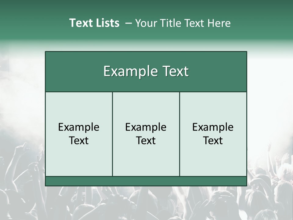 Cheerful Lit Cheer PowerPoint Template
