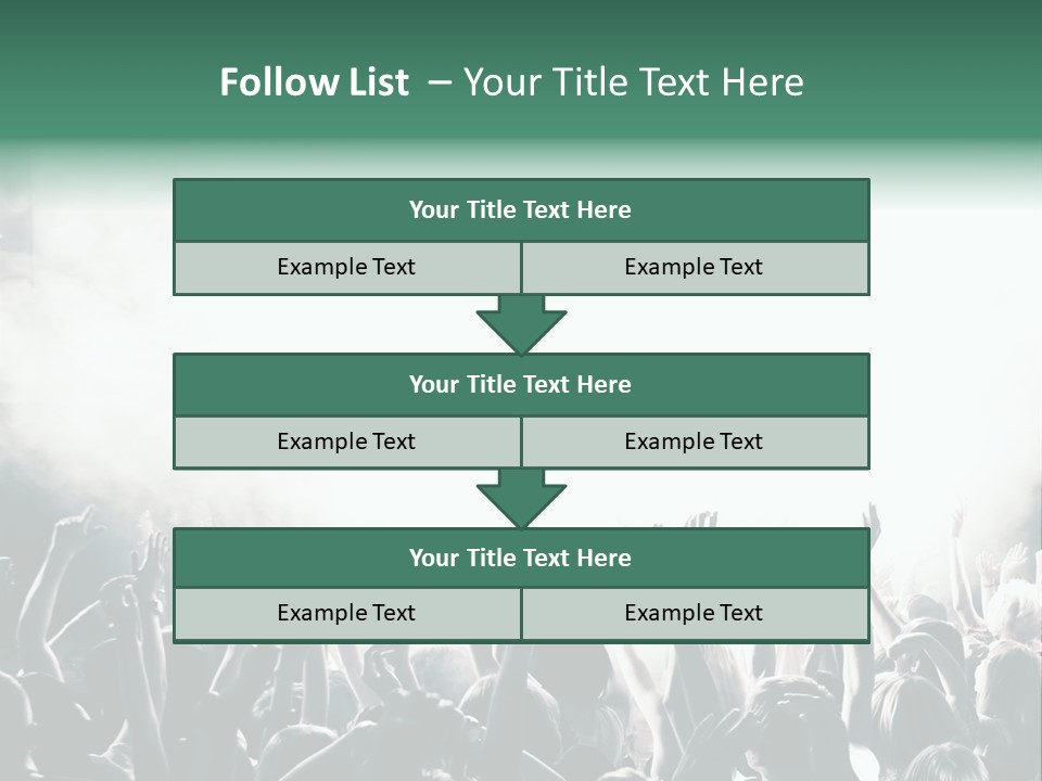 Cheerful Lit Cheer PowerPoint Template
